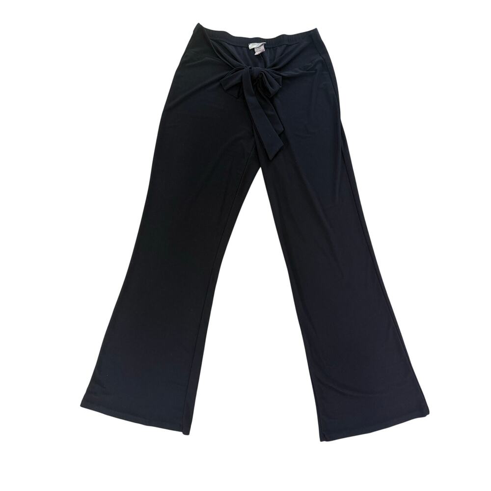 Serenity Black Wide Leg Tie Waist Pants Women’s Large